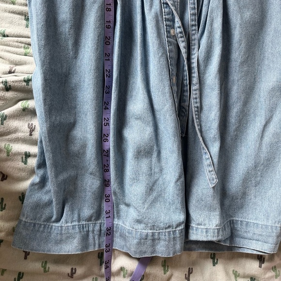 Alfred Sung denim dress 90s vintage boho - Picture 7 of 10